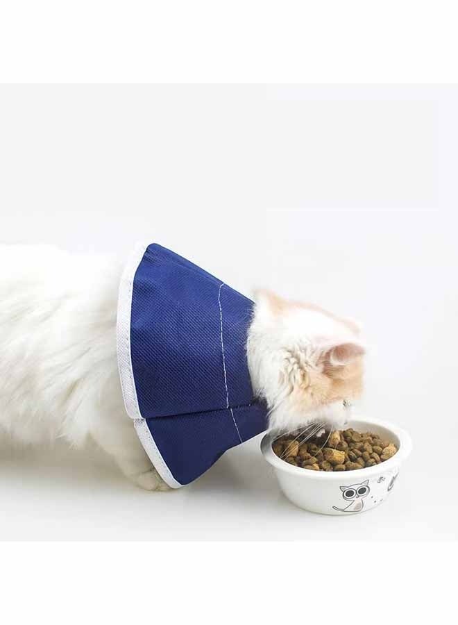 2pcs Non-Woven Fabric Cat Collar Elizabeth Collar for Cats Bells Pet Surgery Recovery - Image 5